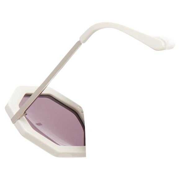 Karen Walker Moon Disco Acetate Handmade Hexagon Arrow Sunglasses - Picture 5 of 6